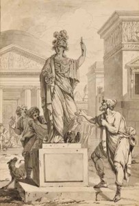 LE BARBIER Jean Jacques François | Dessins anciens | Galerie MAZARINI